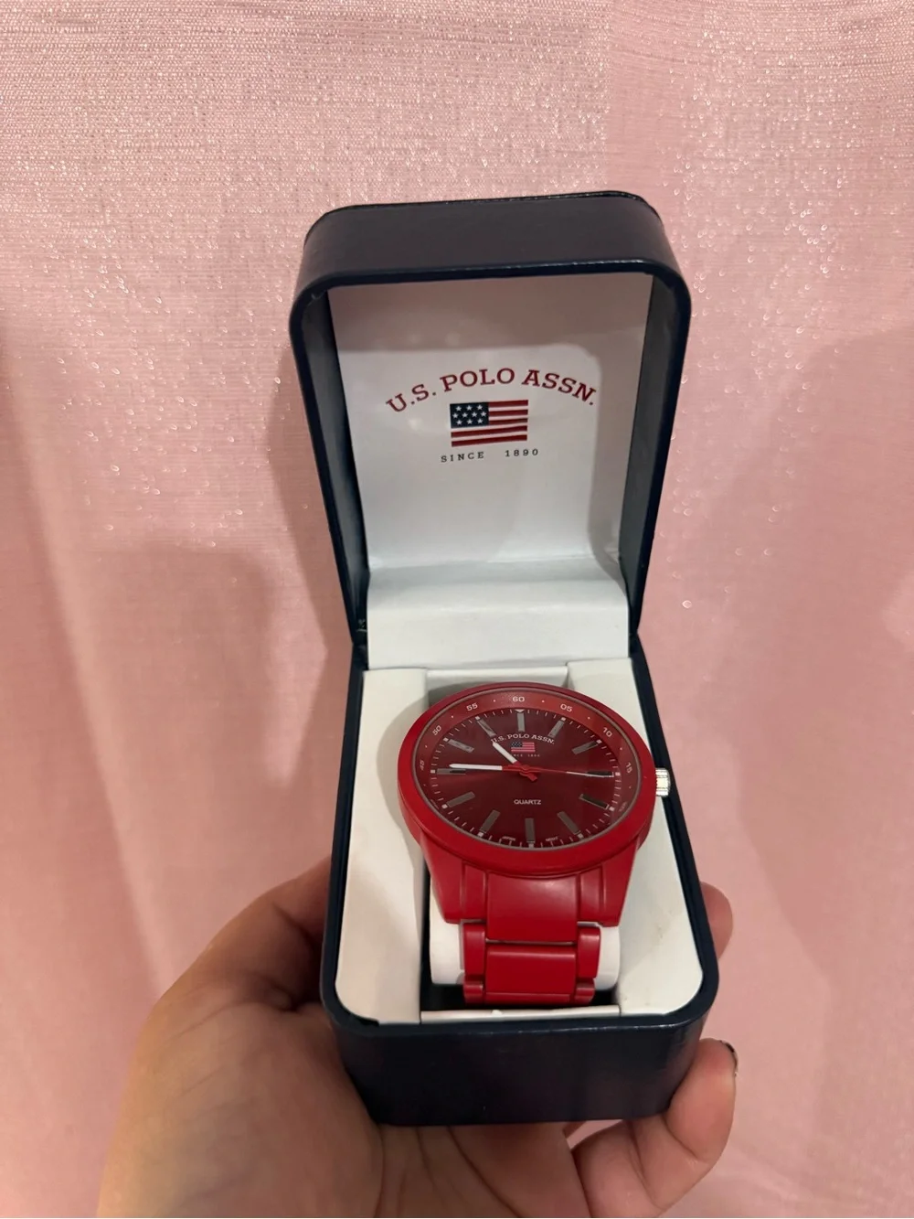 U.S. Polo Assn. Red Watch – Like New